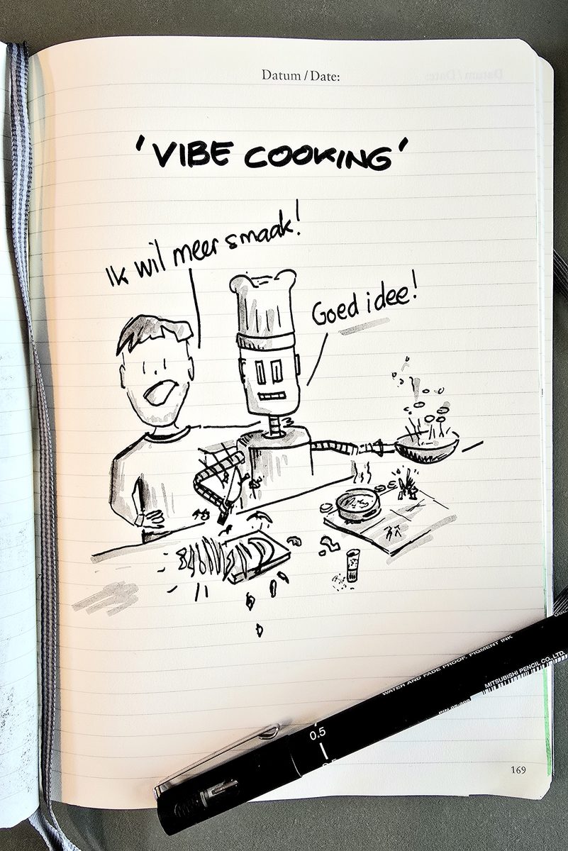 'Vibe Cooking' — AI als sous-chef. Spoiler: het ging goed.
